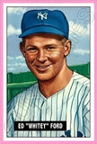 Whitey Ford 1951 Bowman Reproduction Card - 4018