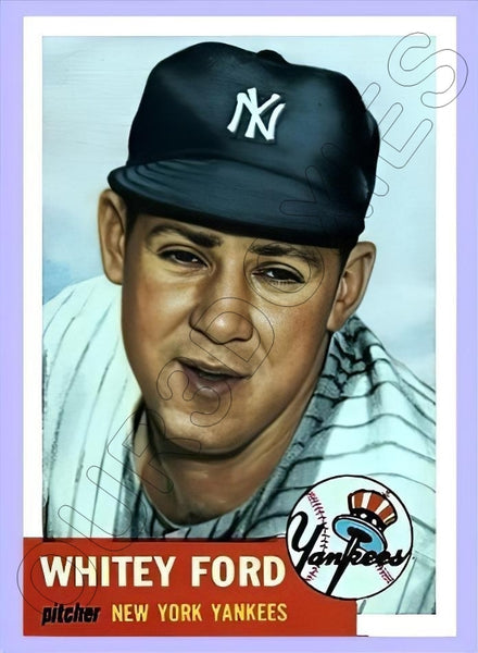 Whitey Ford 1953 Topps Reproduction Card - 4040