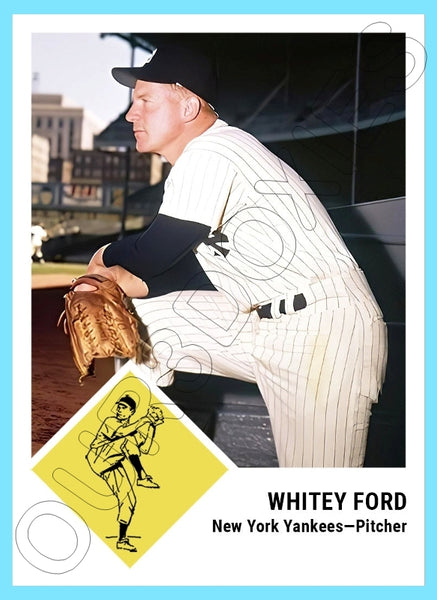Whitey Ford 1963 Fleer Custom Card - 4323