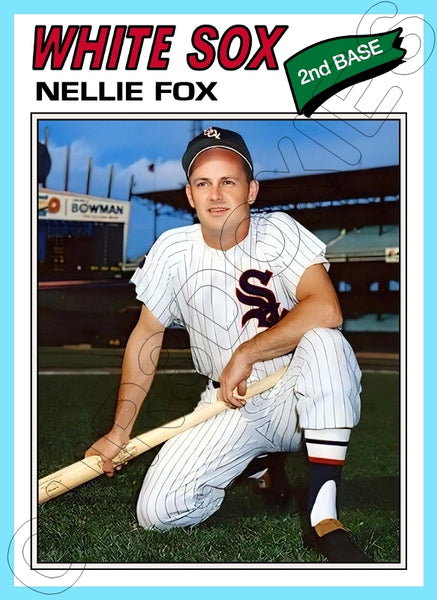 Nellie Fox 1977 Topps Custom Card - 4877