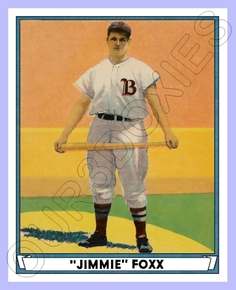 Jimmie Foxx 1941 Play Ball Reproduction Card - 3779