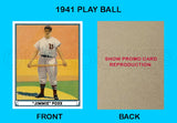Jimmie Foxx 1941 Play Ball Reproduction Card - 3779