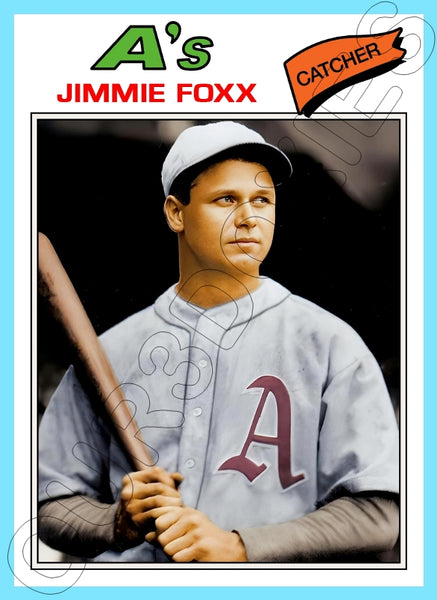 Jimmie Foxx 1977 Topps Custom Card - 4878