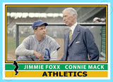 Jimmie Foxx Connie Mack 1976 Topps Custom Card - 4855