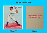 Lou Gehrig 1933 Goudey Reproduction Card - 3666