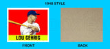 Lou Gehrig 1948 Leaf Custom Card - 3914