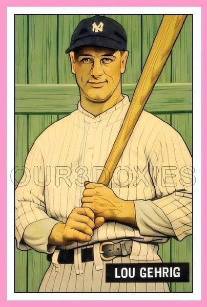 Lou Gehrig 1951 Bowman Custom Card - 4019