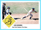 Lou Gehrig 1963 Fleer Custom Card - 4324