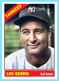 Lou Gehrig 1966 Topps Custom Card - 4444