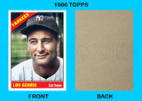 Lou Gehrig 1966 Topps Custom Card - 4444