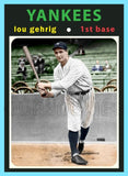 Lou Gehrig 1971 Topps Custom Card - 4595