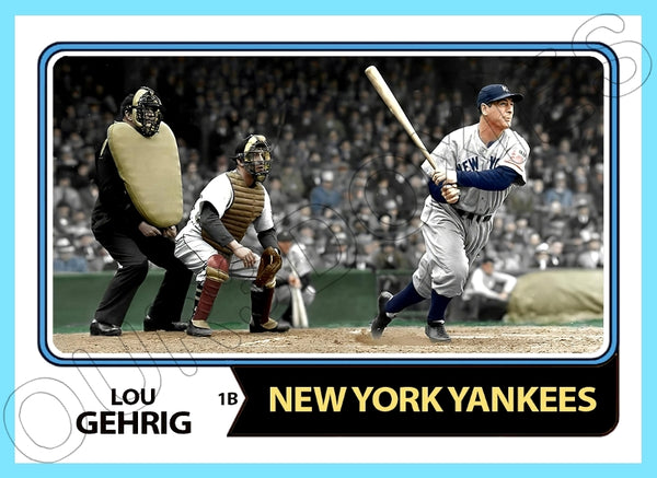 Lou Gehrig 1974 Topps Custom Card - 4812