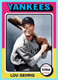 Lou Gehrig 1975 Topps Custom Card - 4834