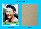 Lou Gehrig 1976 Topps Custom Card - 4856