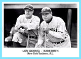 Lou Gehrig Babe Ruth 1947 Tip Top Bread Custom Card - 3822