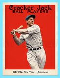 Lou Gehrig 1914 Cracker Jack Custom Card - 3652