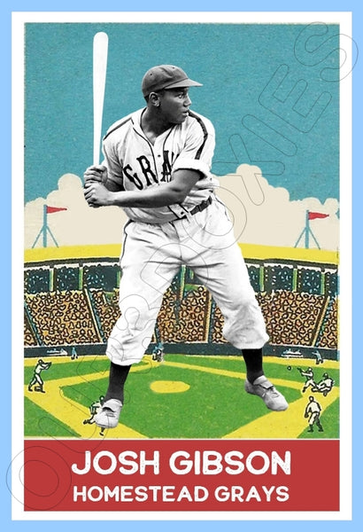 Josh Gibson 1933 DeLong Custom Card - 4624