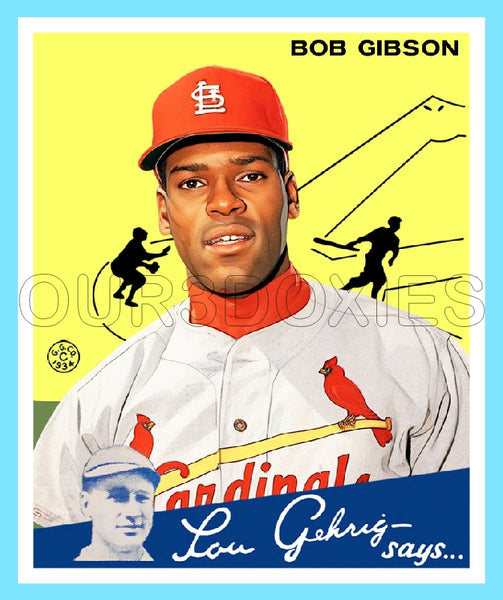 Bob Gibson 1934 Goudey Custom Card - 3722