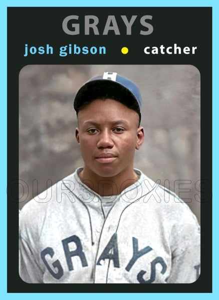 Josh Gibson 1971 Topps Custom Card - 4597