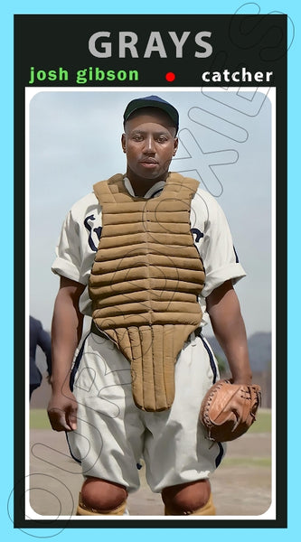 Josh Gibson 1971 Topps Tall Boy Custom Card - 4656