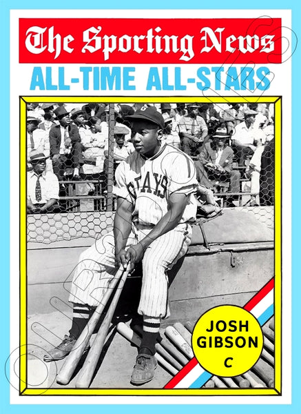 Josh Gibson 1976 Topps AS Custom Card - 4858