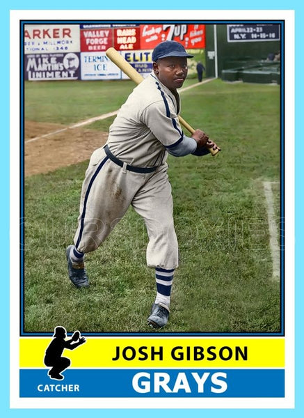 Josh Gibson 1976 Topps Custom Card - 4857