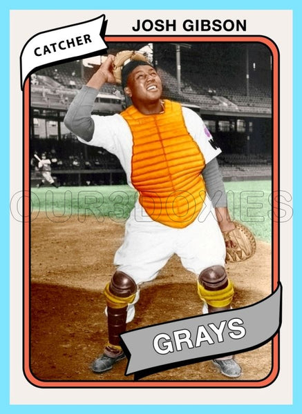 Josh Gibson 1980 Topps Custom Card - 4926