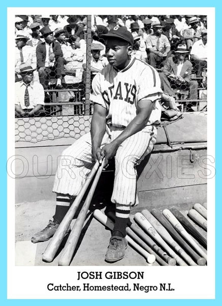 Josh Gibson 1947 Tip Top Bread Custom Card - 3825
