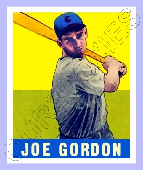 Joe Gordon 1948 Leaf Reproduction Card - 3863