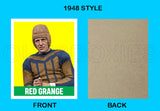 Red Grange 1948 Leaf Custom Card - 3920