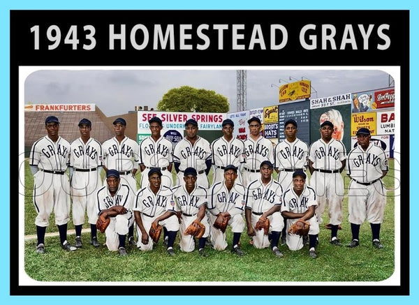 1943 Homestead Grays 1971 Topps Custom Card - 4598