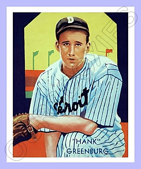 Hank Greenberg 1934-1936 Diamond Stars Reproduction Card - 3738