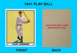 Hank Greenberg 1941 Play Ball Reproduction Card - 3782