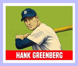 Hank Greenberg 1948 Leaf Custom Card - 3921