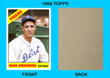 Hank Greenberg 1966 Topps Custom Card - 4445