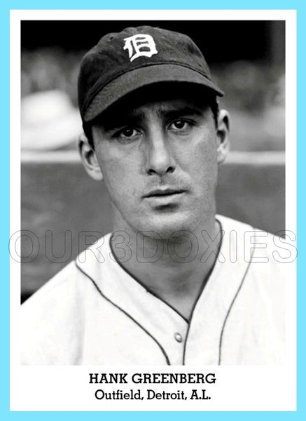 Hank Greenberg 1947 Tip Top Bread Custom Card - 3826