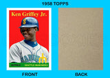 Ken Griffey Jr. 1958 Topps Custom Card - 4121