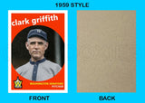 Clark Griffith 1959 Topps Custom Card - 4163