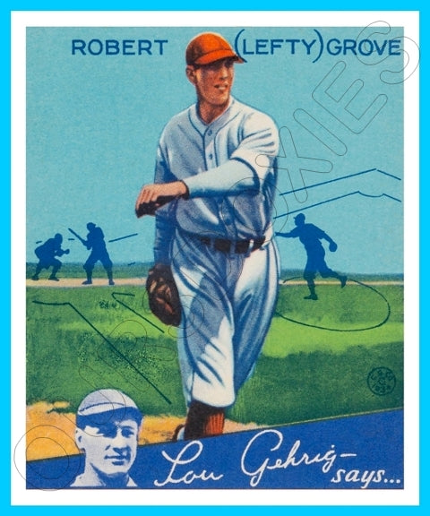 Lefty Grove 1934 Goudey Reproduction Card - 3724