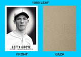 Lefty Grove 1960 Leaf Custom Card - 4422