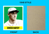 Chick Hafey 1948 Leaf Custom Card - 3923
