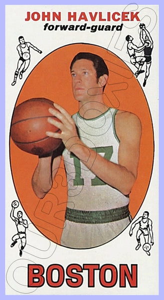 John Havlicek 1969 Topps Tall Boy Reproduction Card - 4546