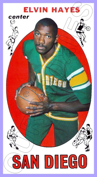 Elvin Hayes 1969 Topps Tall Boy Reproduction Card - 4547