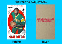 Elvin Hayes 1969 Topps Tall Boy Reproduction Card - 4547