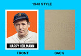 Harry Heilmann 1948 Leaf Custom Card - 3924