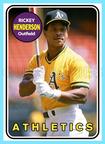 Rickey Henderson 1969 Topps Custom Card - 4533