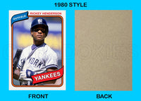 Rickey Henderson 1980 Topps Custom Card - 4928