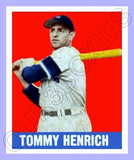 Tommy Henrich 1948 Leaf Reproduction Card - 3864