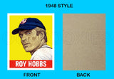 Roy Hobbs 1948 Leaf Custom Card - 3926