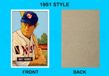 Roy Hobbs 1951 Bowman Custom Card - 4021